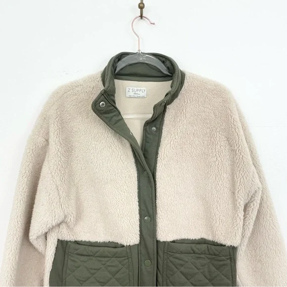 Z Supply Cannon Quilted Sherpa Jacket - Picture 3 of 7